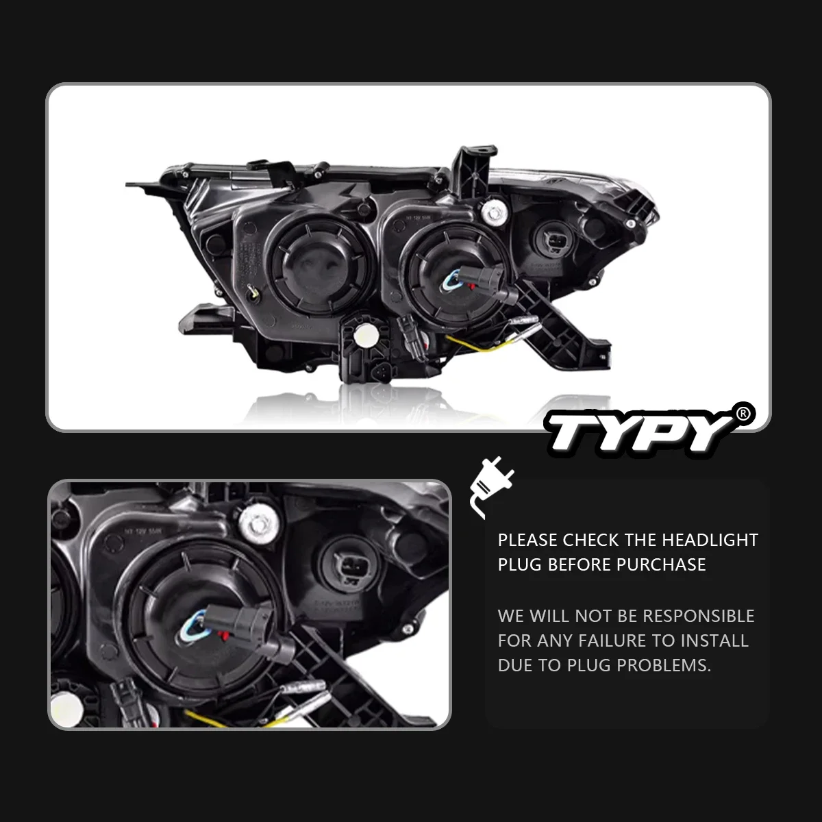 

Car Headlights For Toyota Highlander 2012-2014 LED Car Lamps Daytime Running Lights Dynamic Turn Signals