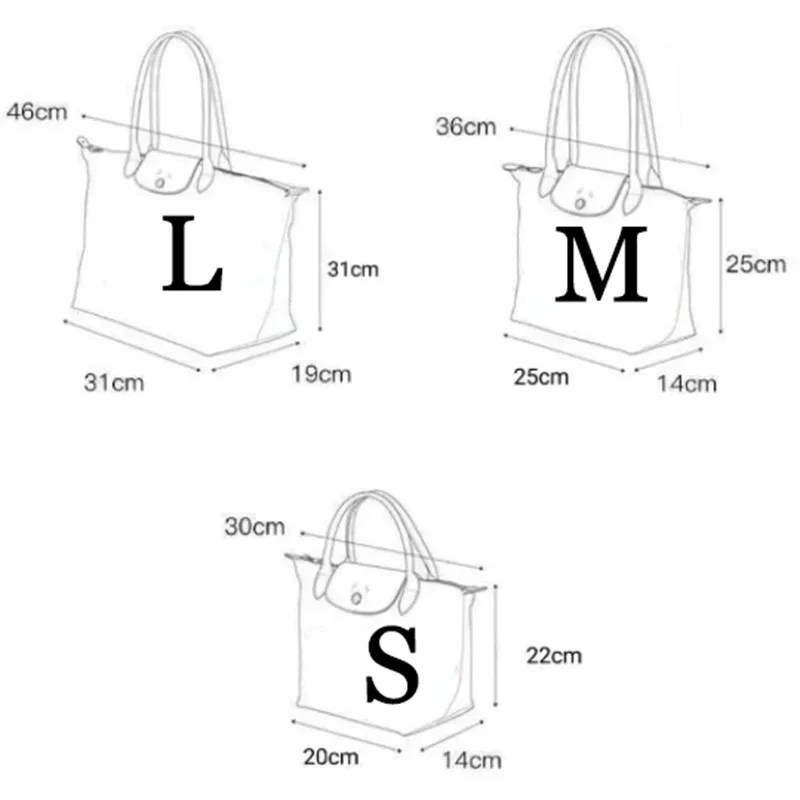 2024 New Large Capacity Classic Tote Bag Folding Designer Fashion Casual Shoulder Bag Women High Quality nylon Handbags sac