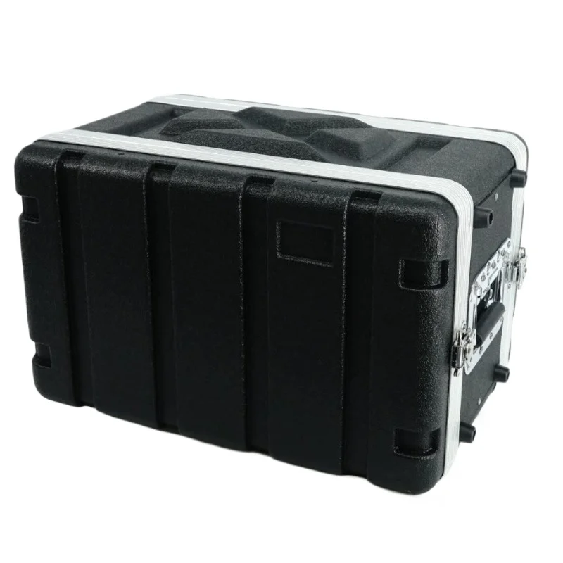 6U/S Microphone Receiver Box 8-inch Deep Aviation Cabinet ABS Plastic Power Amplifier Peripheral Boxes Portable Microphones Case