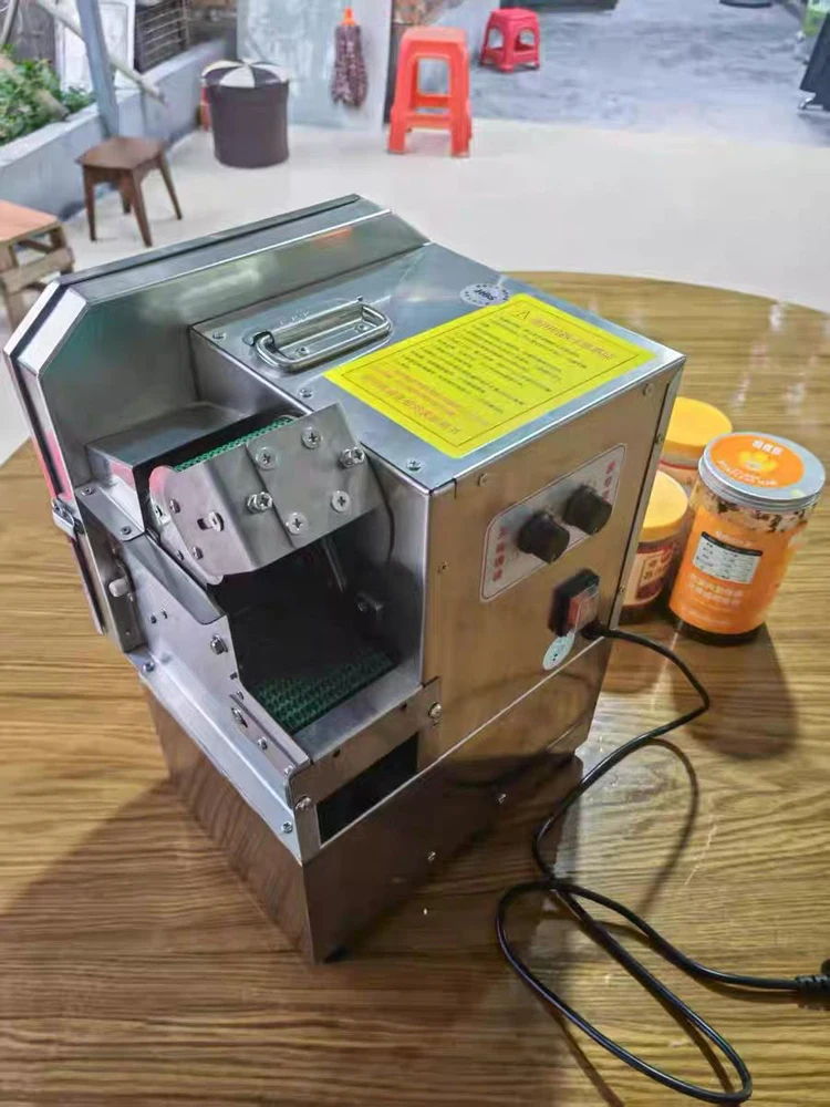 Машина для резки зеленого лука Коммерческая машина для резки колец чили, цыплят, кориандр, нарезанные саерокраut, измельченные грибы шиитаке