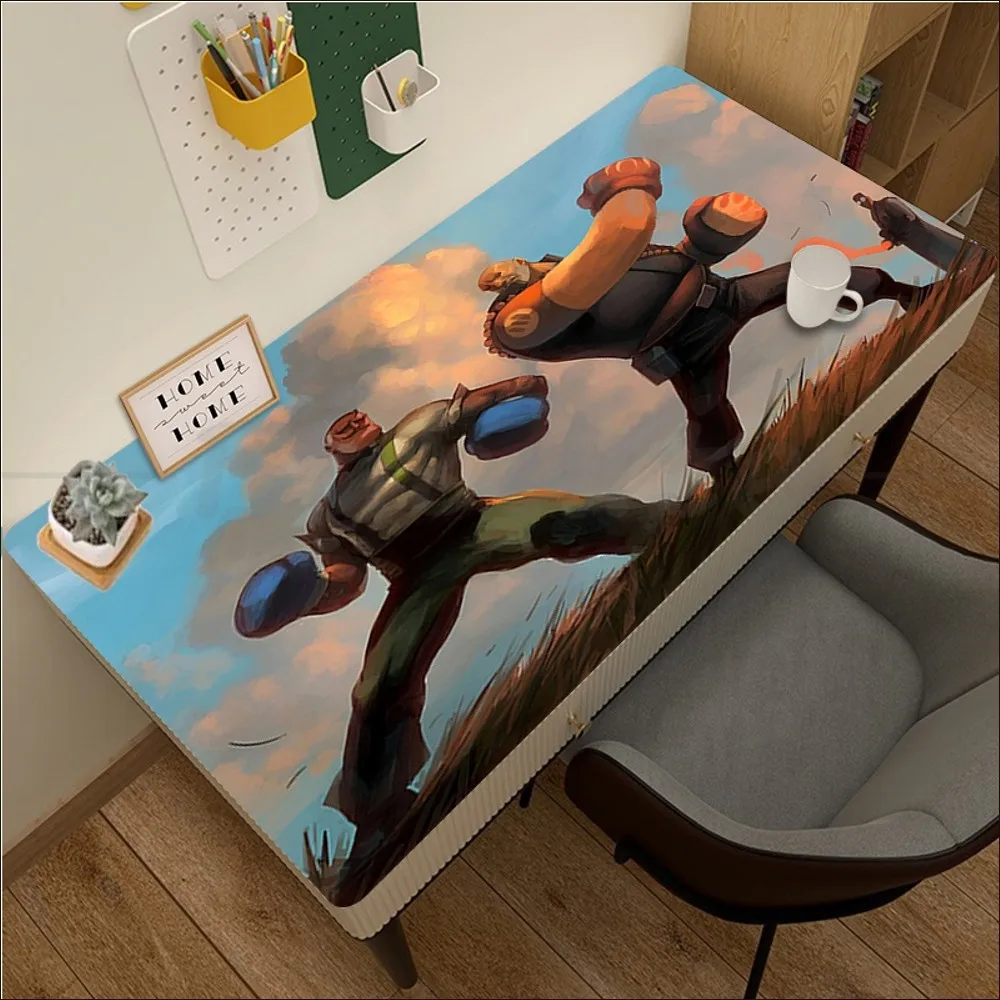 Team Fortress 2 Mousepad girl pad Keyboards Mat Rubber Gaming mousepad Desk Mat Size for large Edge Locking Game Keyboard Pad