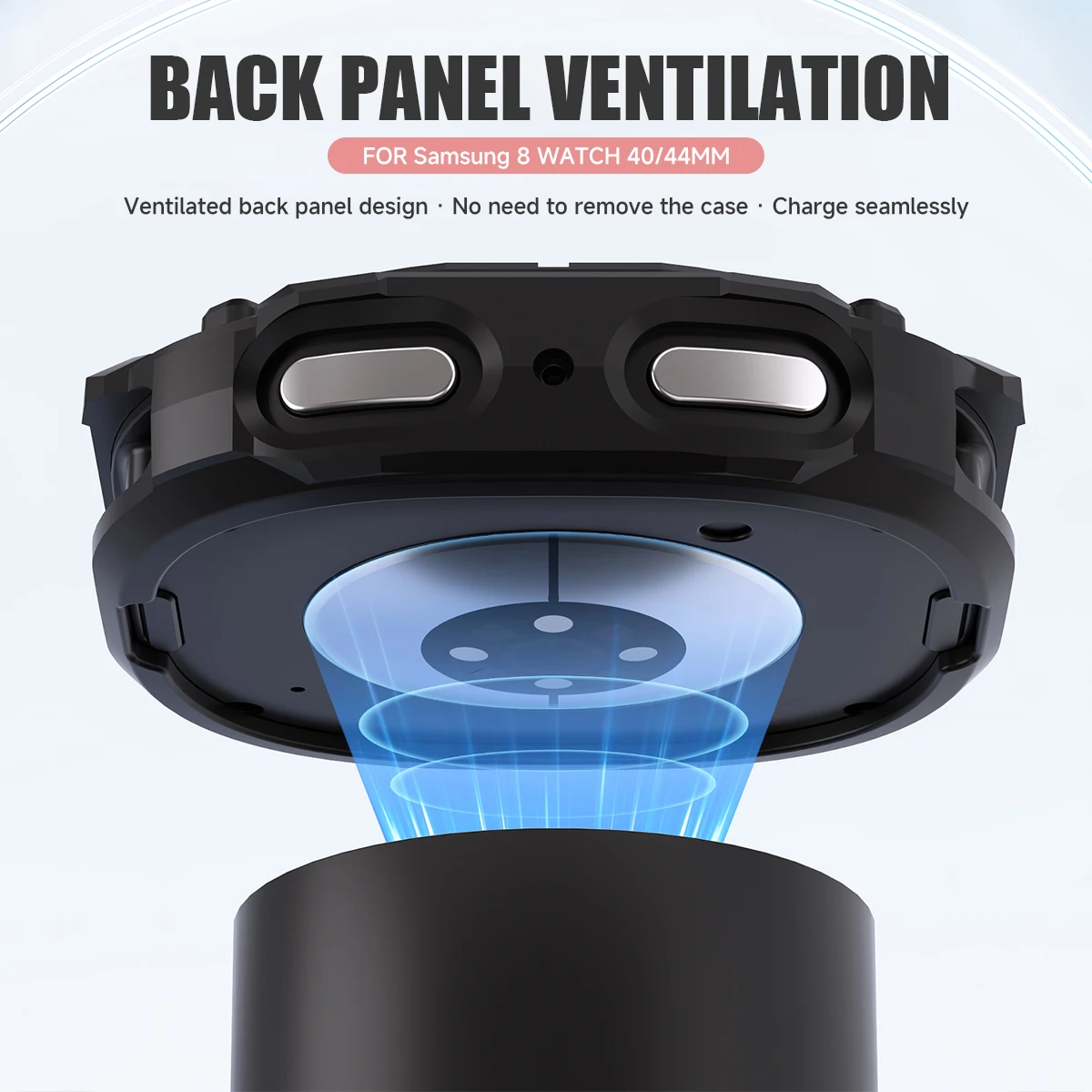 Чехол 2-в-1 + ремешок для Samsung Galaxy Watch 8, 40 мм, 44 мм, чехол-бампер для Galaxy Watch 8, защитный корпус, силиконовые аксессуары