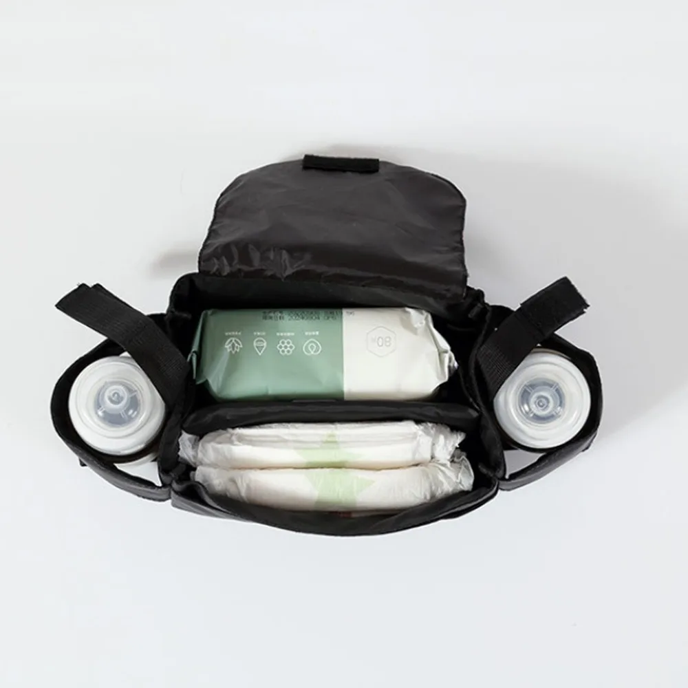 

Multifunctional Baby Stroller Bag with Multiple Pockets Mom Handbag Stroller Storage Hanging Bag Baby Care Large Capacity