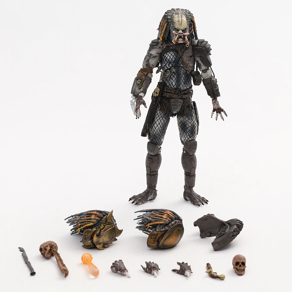 NECA Predator 2 1990ภาพยนตร์ Ultimate Elder Action Figure Predator ของเล่นสำหรับสะสม Figurine