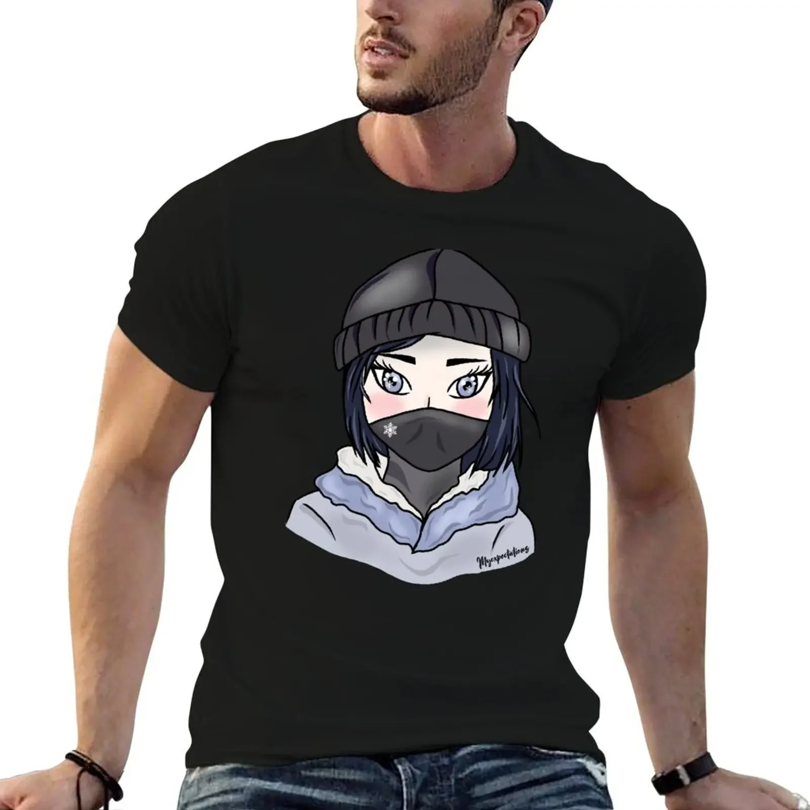 

Frost Cute Fanart. Six Siege. T-Shirt customs plain baggy shirts tees mens graphic t-shirts anime