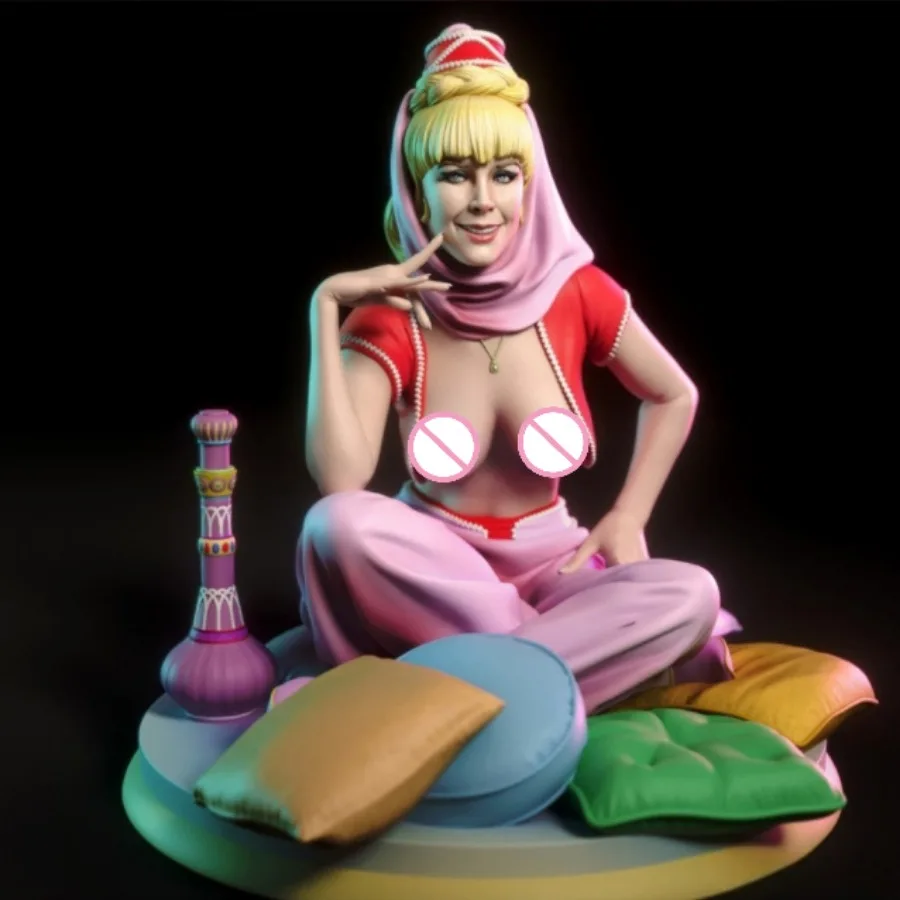 1/24 75Mm Scale Jeannie (Space Fairy Love) Resin Body Assembled Model Kit Fantasy Miniature Diorama Toy Unassembled & Unpainted