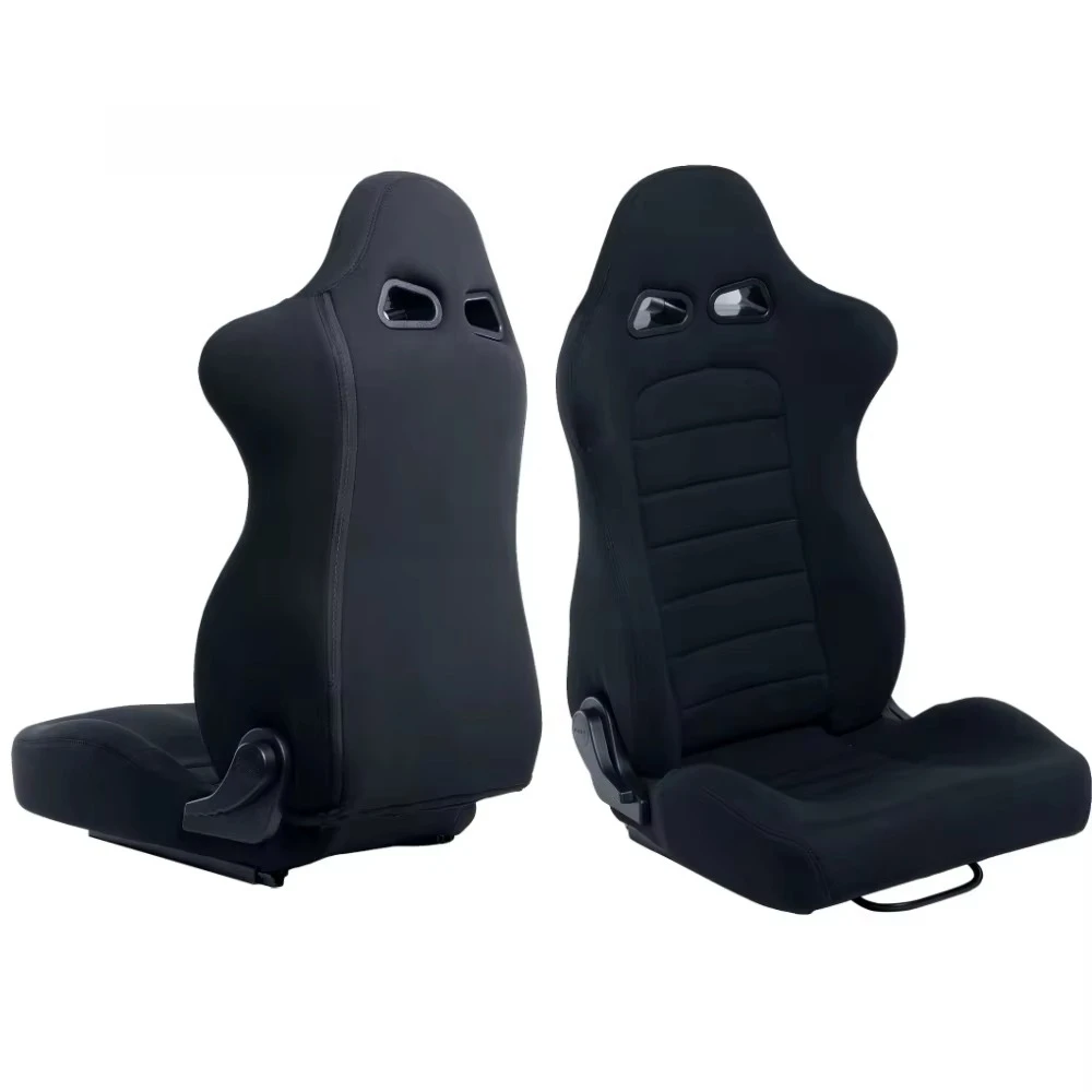 

Гоночные сиденья JBR 9019 Black Fabric Spoon с двойными быстросъемными регуляторами