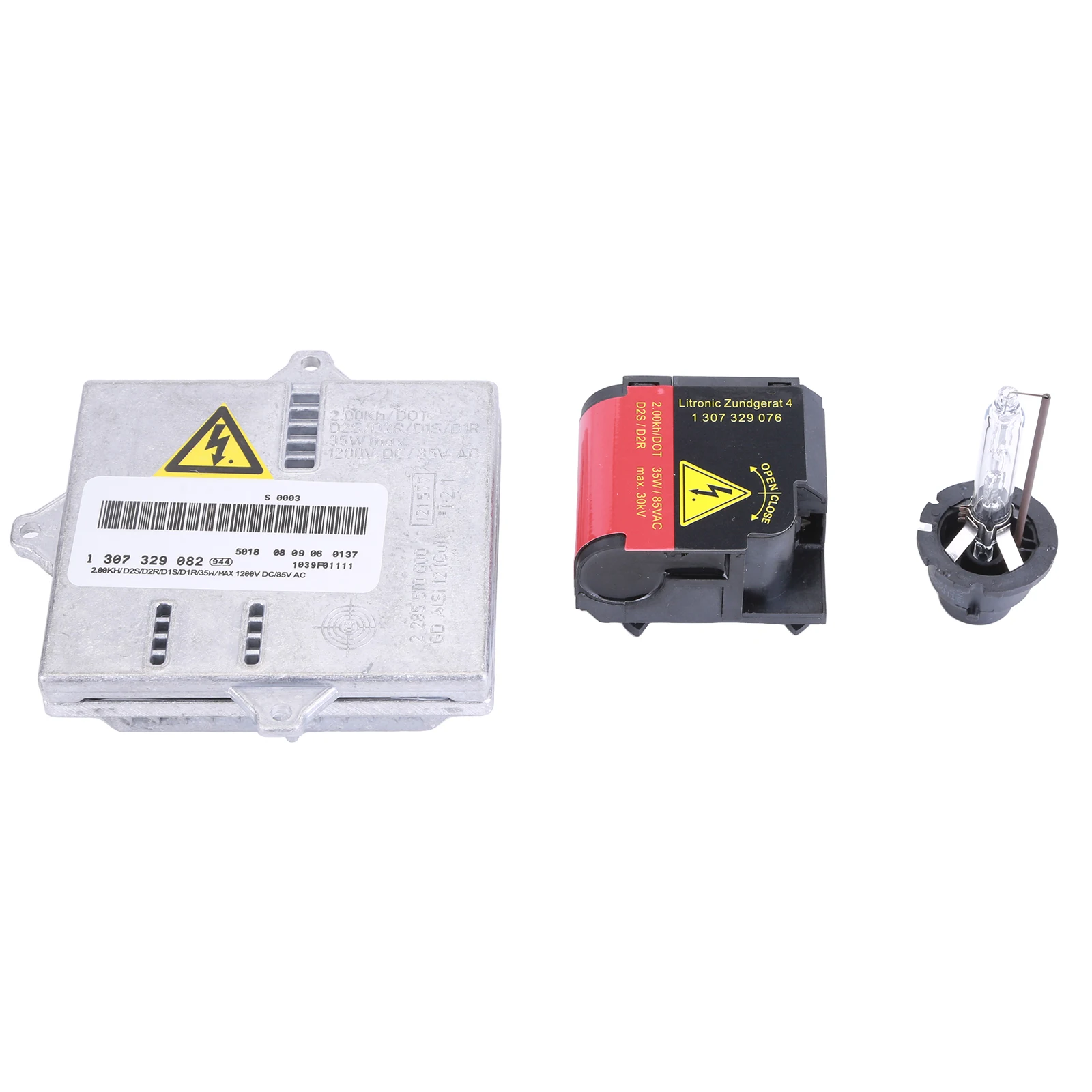 1T0907391 D2S Bulb Xenon Headlight Ballast Unit Kit with HID Igniter 4D0907476B for VW Jetta Rabbit Golf GTI R32 2006-2009