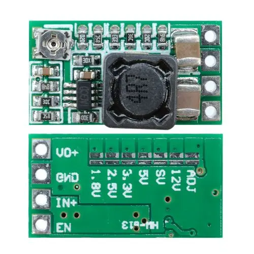 1/5PCS Mini Step Down Power Supply Module DC-DC 12-24V To 5V 3A Voltage Buck Converter Adjustable 97.5% 1.8V 2.5V 3.3V 5V 9V 12V