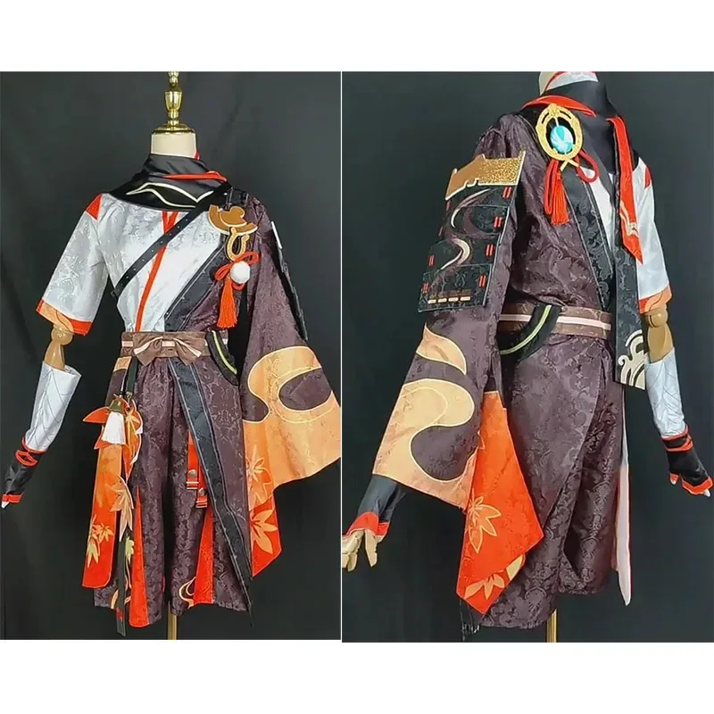 

dd12Kazuha Costume Wig Impact Kazuha Kaedehara Cosplay Outfits Party Costumes