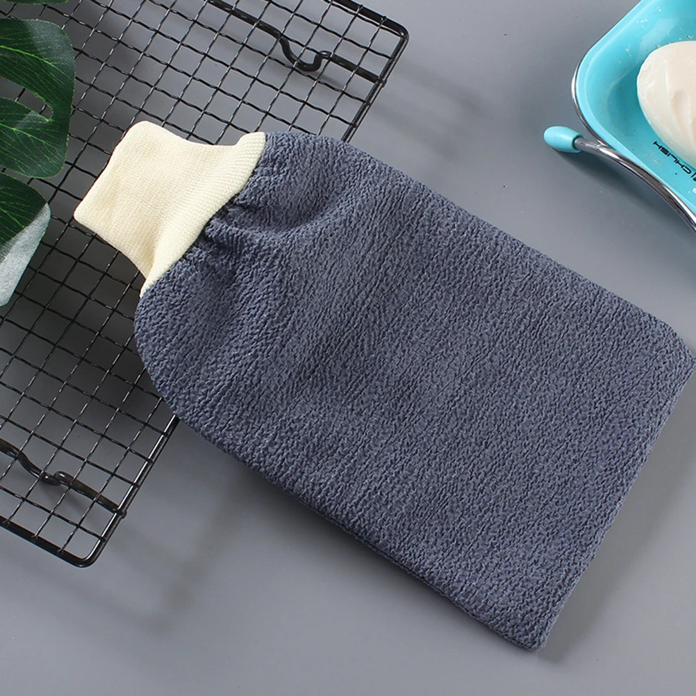 

4PCS Double-sided Wash Towel Practical Bath Gloves Thickening Bath Towel Lightweight Portable Bathing Supplies for Home Use Rand