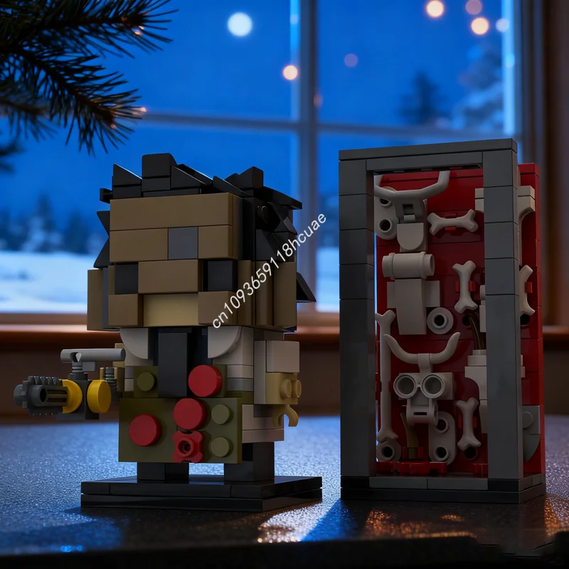 

274pcs MOC Leatherface Brickheadzed Model Building Blocks Construction Assemble Christmas Gifts DIY Creative Idea Toys Kids