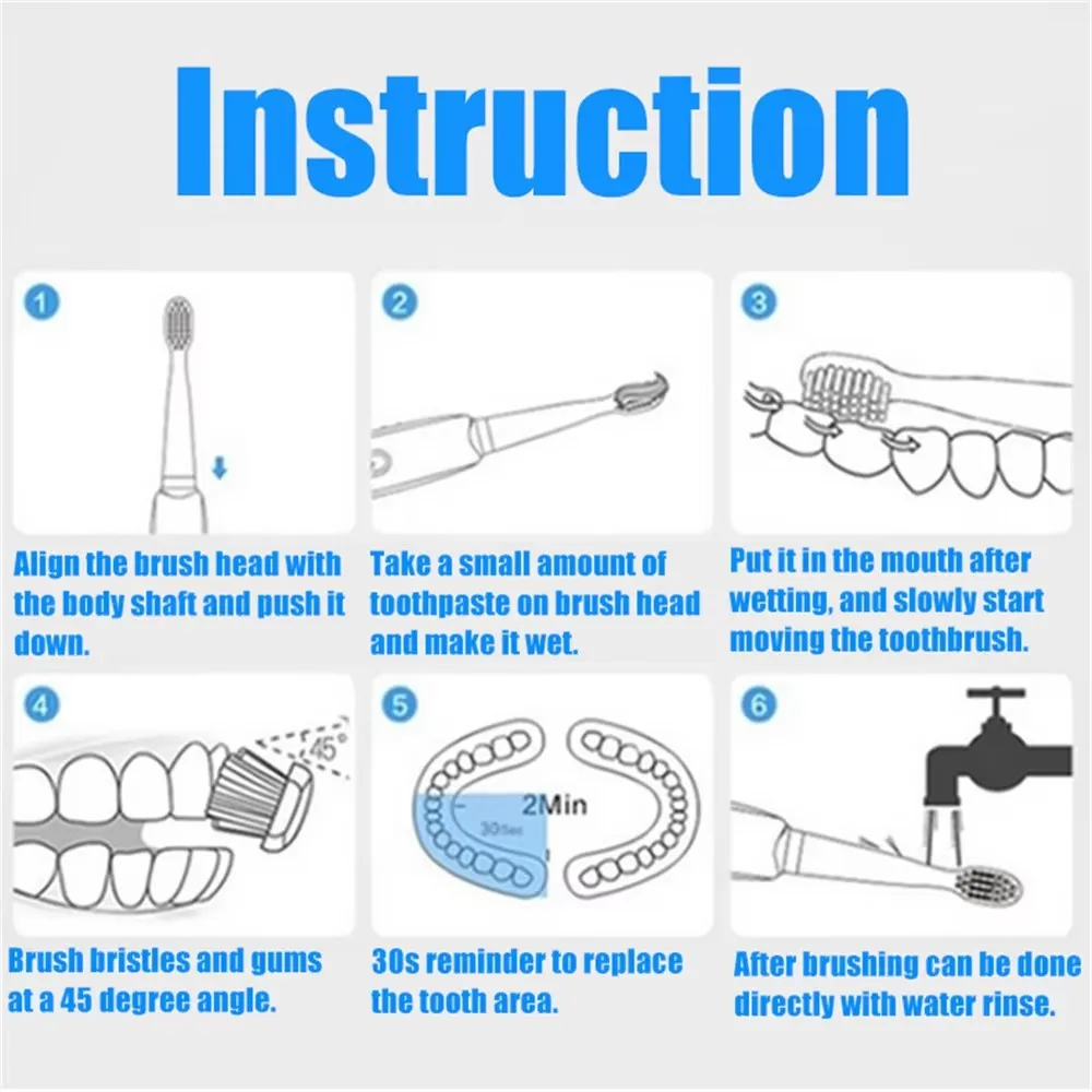 رؤوس فرشاة بديلة 4/8/16/20 لفرشاة الأسنان الكهربائية أورال بي المزدوجة النظيفة لآورال بي، 1000، 8000، 7000، للبالغين والأطفال، حيوية والمزيد #5