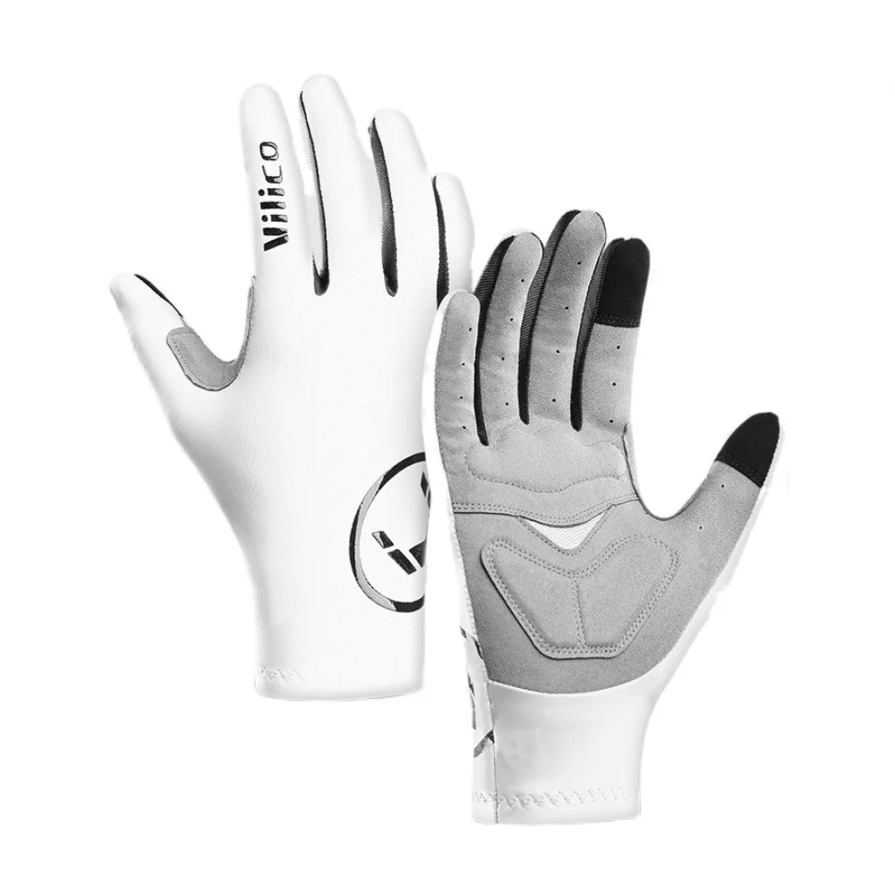 

Elastic Breaking Wind Cycling Gloves Shock Absorption Anti-slip Full Fingers Bicycle Mittens Comfortable Wear Resistant