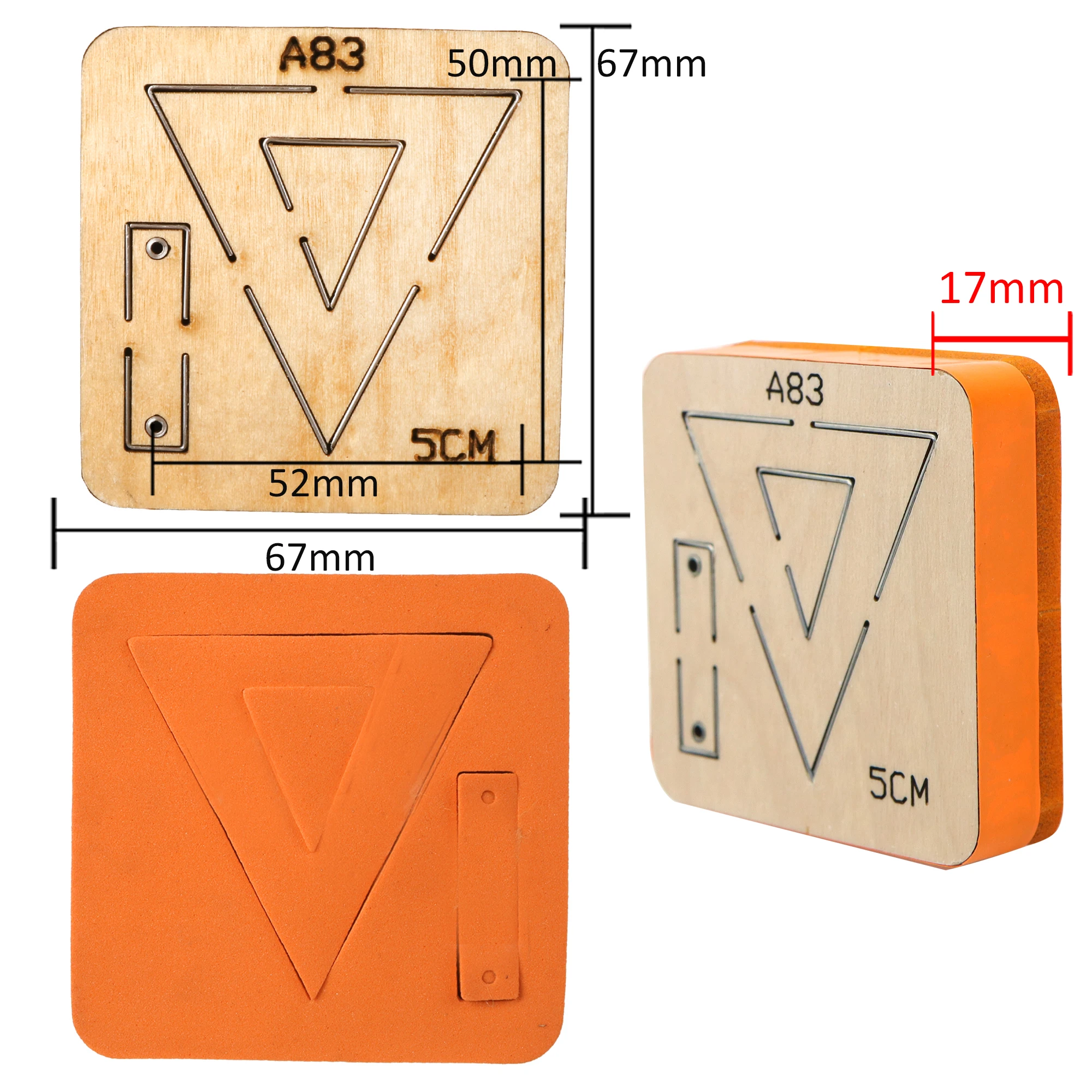 Earring Diy Knife Mold Bow Wooden Cutting Dies Cutting Mold Hair Clips Suitable For Common Big Shot And Sizzix Machines