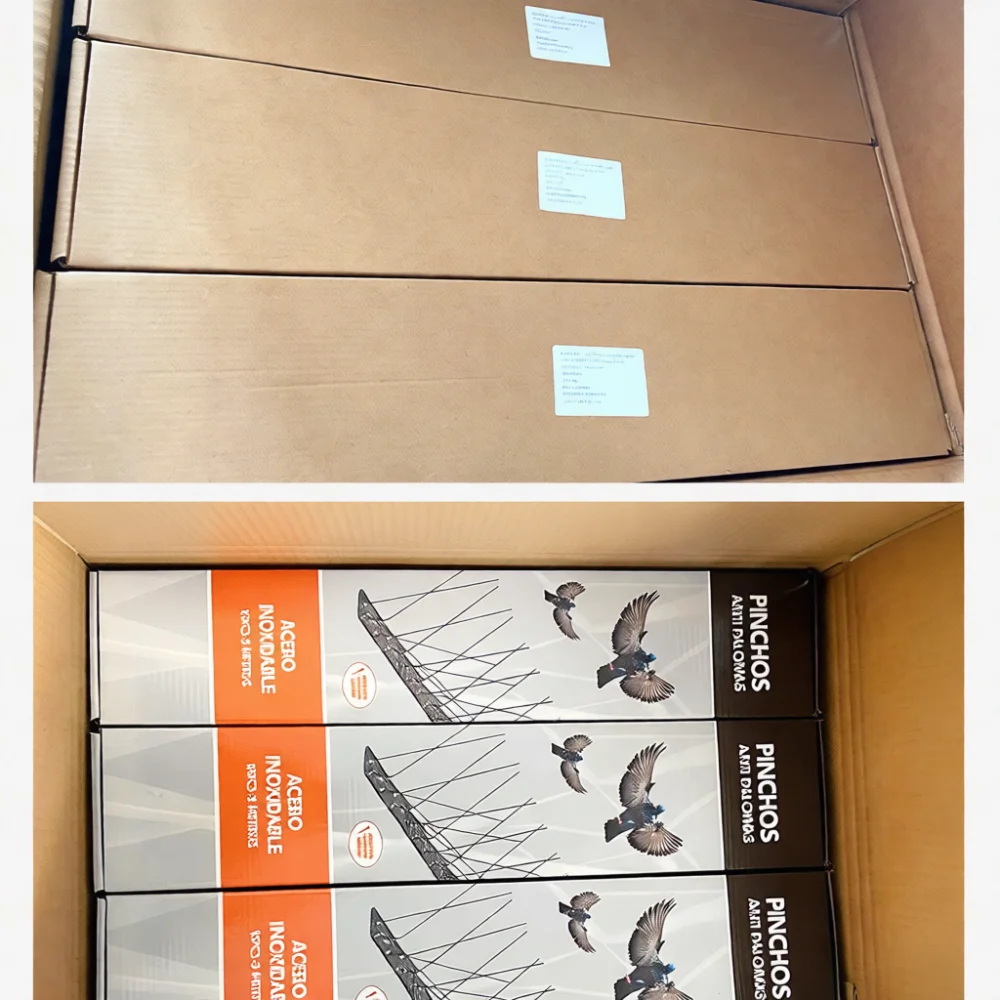 Stainless Steel Bird Deterrent Spikes 304 Grade Anti Climbing Strip For Outdoor Exterior Facade Wall Balcony Protection