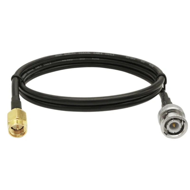 RF Cable RG58 Coaxial Line SMA Turn N/BNC/TNC/UHF/M Head 50-3 Antenna Extension Cable Coax Extension Jumper Pigtail Cable RPSMA view 3