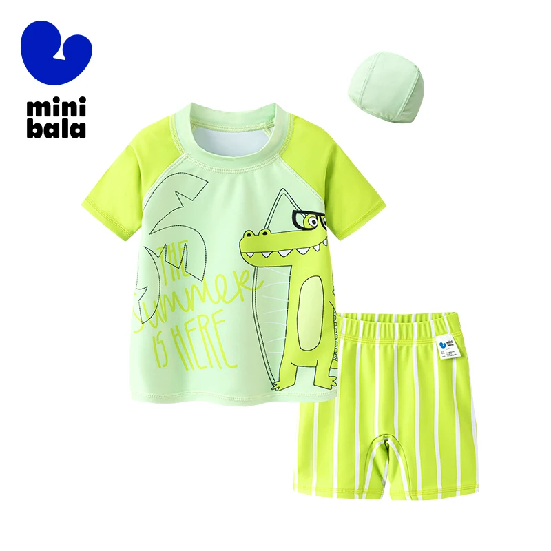 

Mini Bala Swimsuit Boys Girls UPF50+ Sun Protection Soft Stretchy Cute Swimwear Summer 2025 New for Beach and Pool
