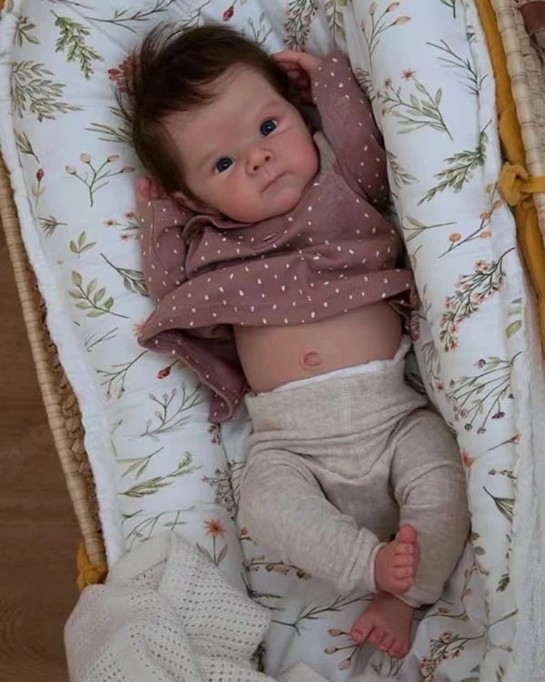 

18 Inch Full Body Silicone Bettie Reborn Girl Baby Handmade Newborn Doll Bebe Newborn Baby