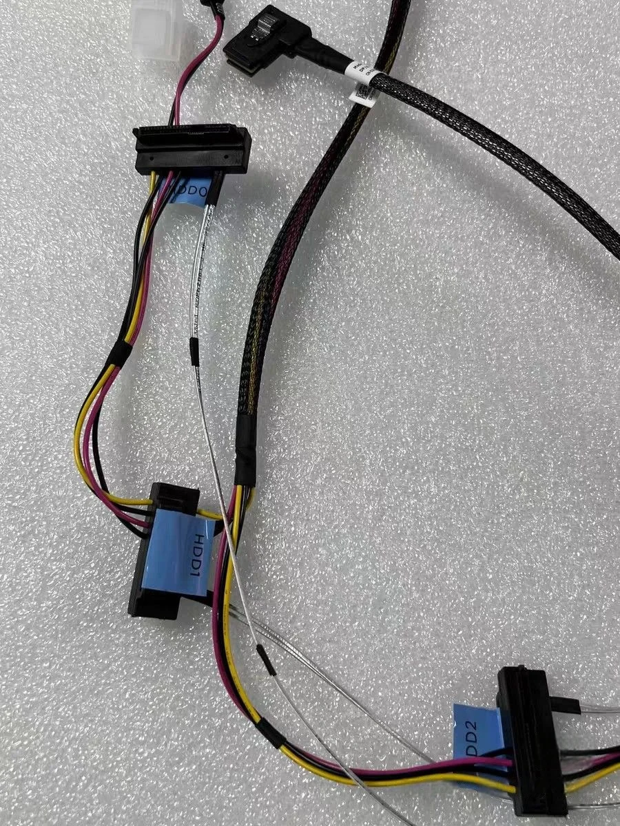 NEW FOR Dell R240 Cable 60cm 6-pin Mini-SAS SFF-8837 to 4x SATA 2F8RD 02F8RD
