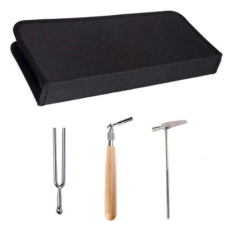 

A74K-Piano Tuning Kit 32Pcs Professional Piano Tuners Tools Set Wrench Hammer Mute Fork Screwdriver Belt Tweezers Clip