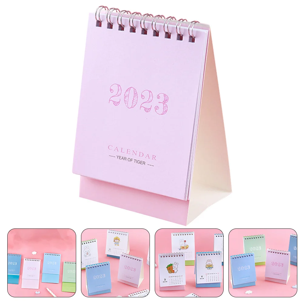 

2023 Desk Calendar Schedule Desktop Flipped Small Office Decor Paper Practical Calendars Decorative Notes