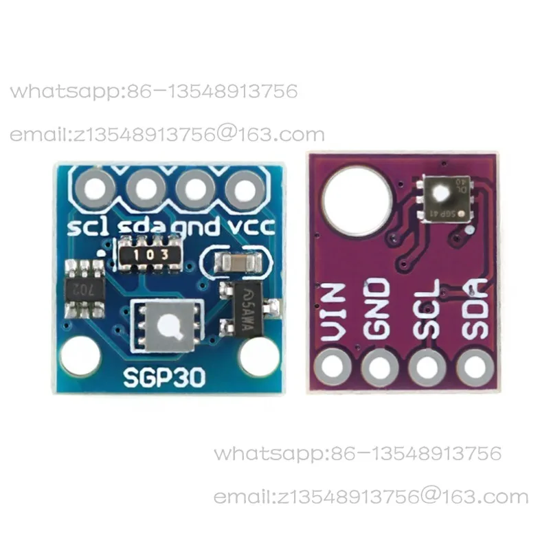 SGP30/40/41 Gas Sensor Module, Air Quality TVOC eCO2 Carbon Dioxide Measurement Module