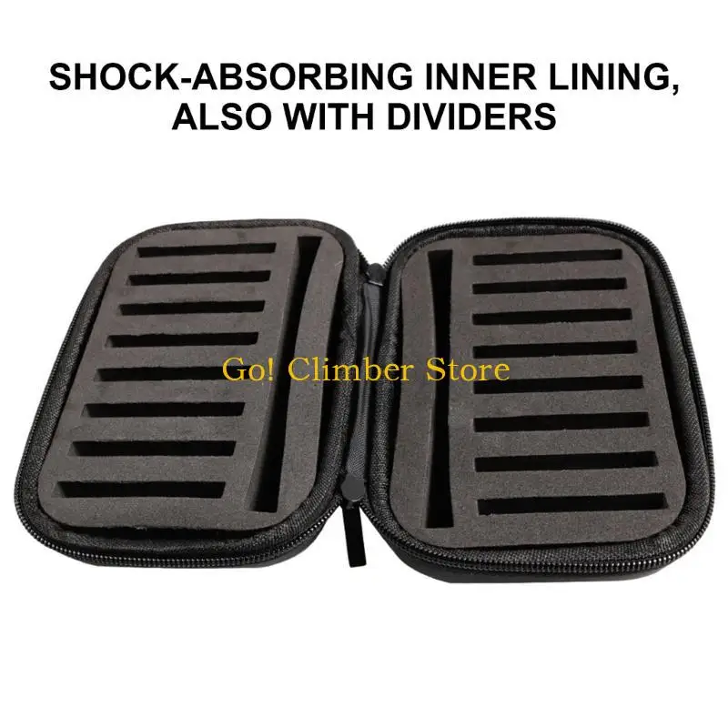 طعوم دوارة Q84C مع حقيبة حمل طعوم دوارة معدنية صناعية لصيد الأسماك