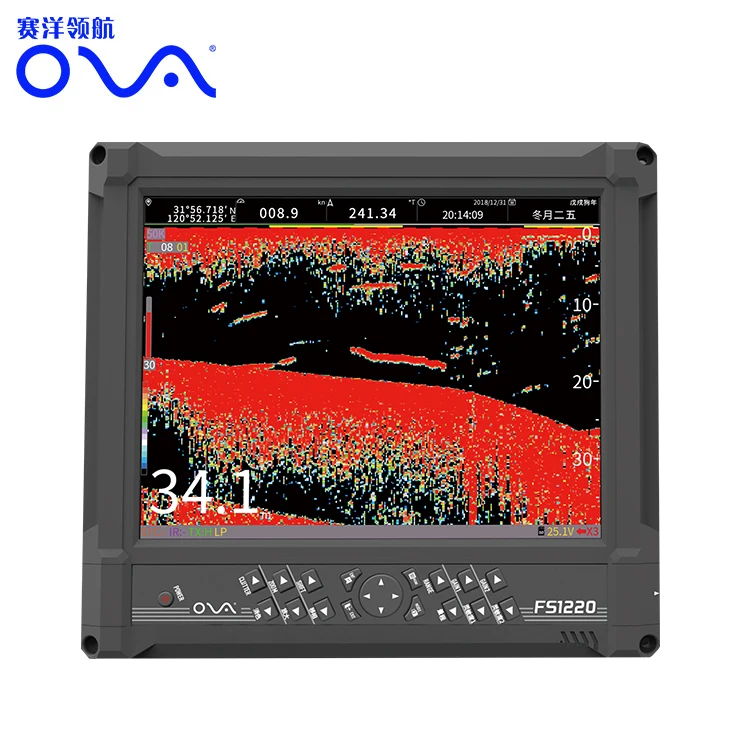 Professional 12-Inch Sonar  200/50kHz Marine Supplies for Sounder Fishing
