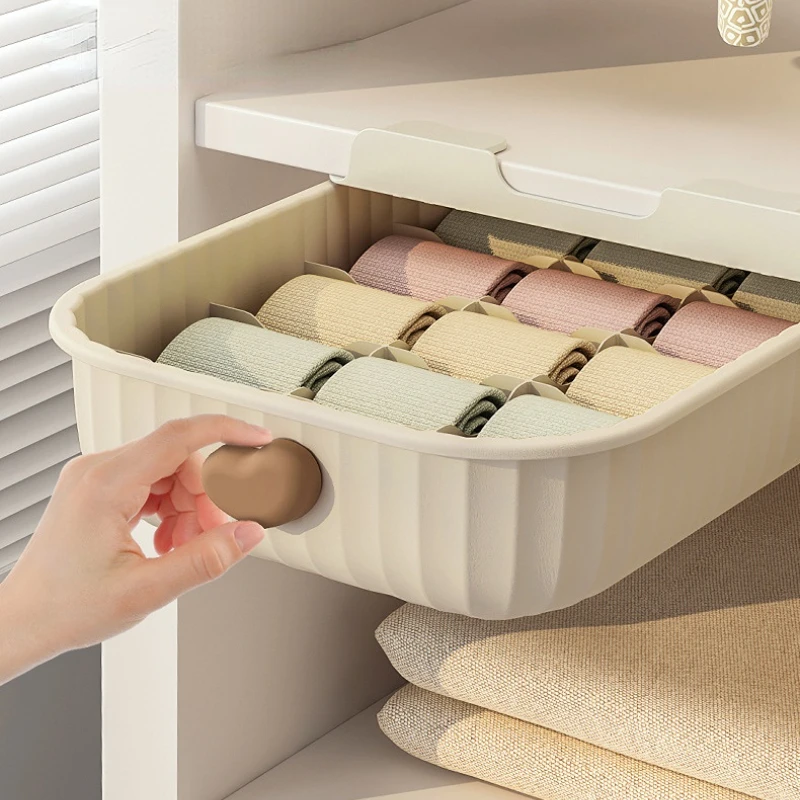 Underwear Organizer Storage Box Drawers for Bedroom Home Closet Wardrobe Dressing Rooms Socks Organizers Plastic Hanging Drawer