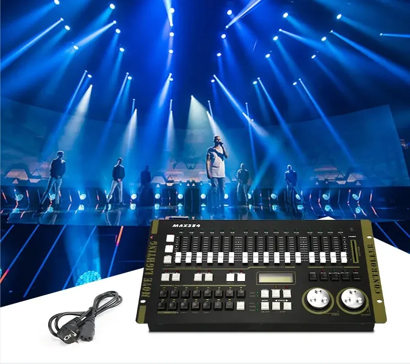 Programa profesional MK-CS13 Consola controladora DMX 384 30 Chase Equipo de escenario e iluminación Programa de bodas para eventos de DJ