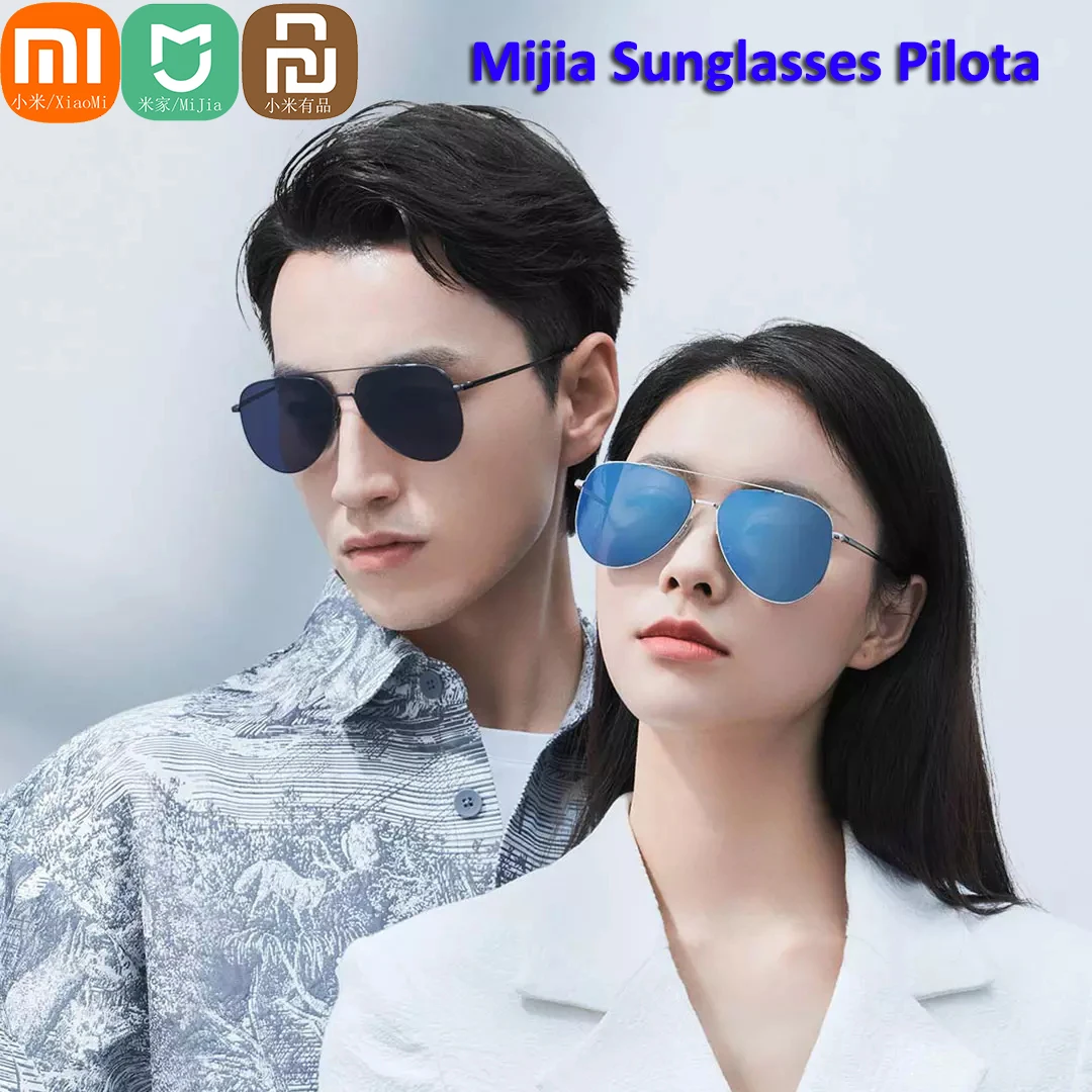 Xiaomi Mijia Sunglasses Pilota Polarized Sun Lenses Fashion Glasses For Man Woman Drive Outdoor Travel Drivers Driving Glasses