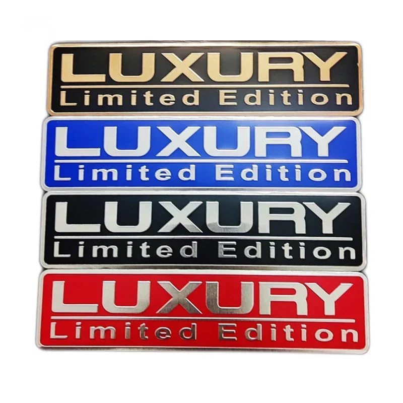 

Metal Luxury Limited Edition Logo Car Body Emblem Rear Trunk Badge Sticker for Jeep BMW Hyundai Lexus Land Rover Mercedes Benz
