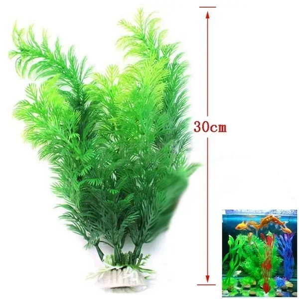Simulação de aquário planta artificial ervas daninhas ornamento plantas aquáticas planta aquática tanque de peixes grama decoração acessórios