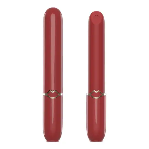 Portable Lipstick Style Silicone Body Massager for Ladies, USB Rechargeable Waterproof Multi‑Speed Vibration Personal Care Devic