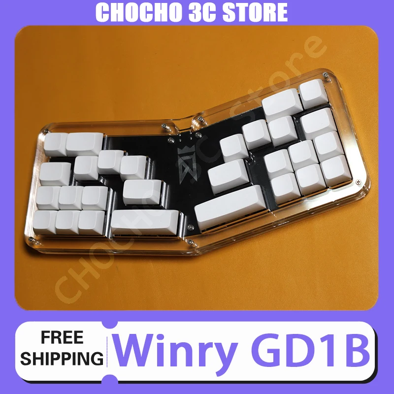 Winry Gd1b Mechanical Keyboard Wired Mini Keyboard Hot Swapping Customization Gamer Keyboard For Windows/Macos/Ios/Android Gifts