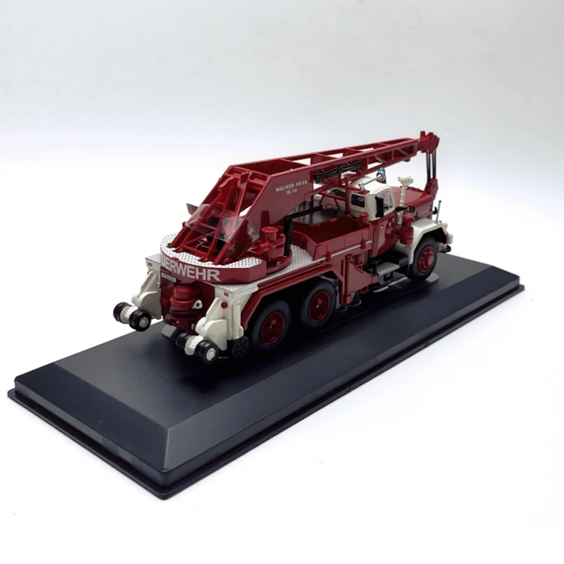 

1:43 Scale MAGIRUS DEUTZ Alloy Fire Truck Model Simulation Finished Product Hobby Collection Static Display Ornament Toy