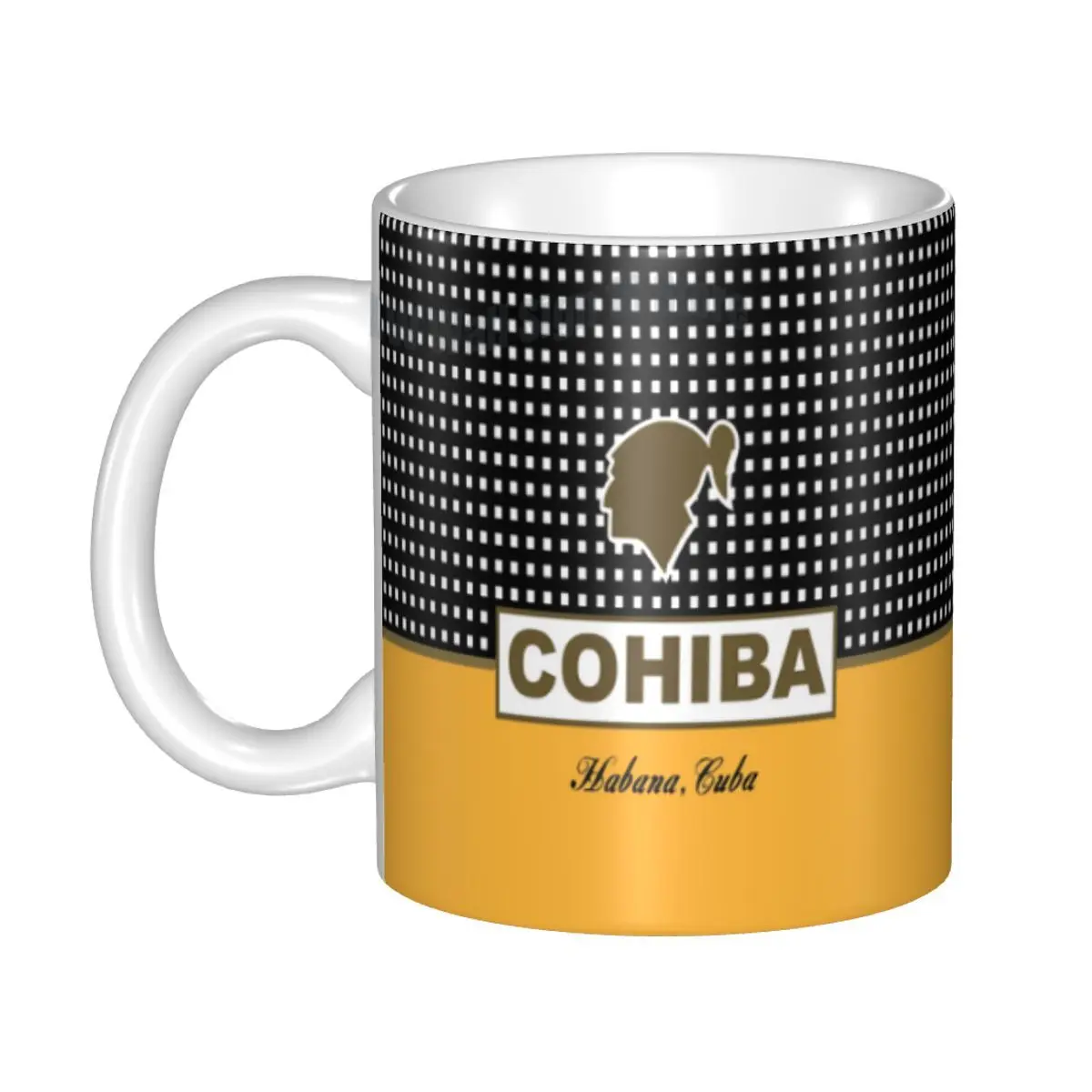 Cohiba Kanye Cuban Mugs Custom Coffee Ceramic Mug Cup Creative Present Outdoor Work Camping Cup And Mugs