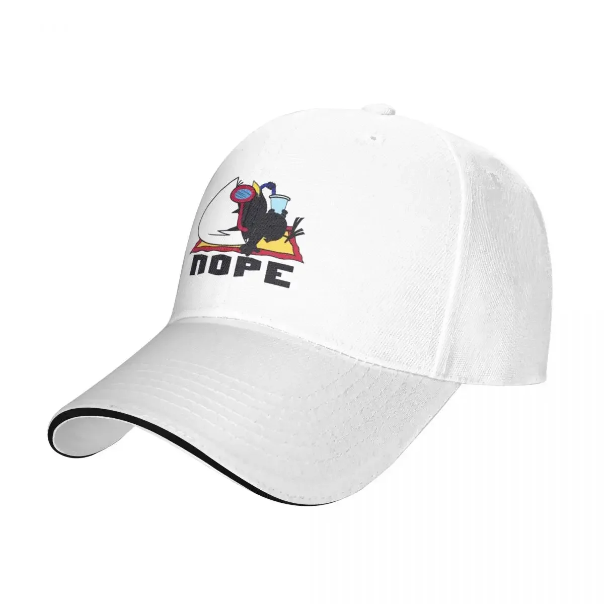 Gorra de béisbol Nope Calimero, sombrero tipo sándwich de dibujos animados Popular para hombres y mujeres, sombreros ajustables para exteriores