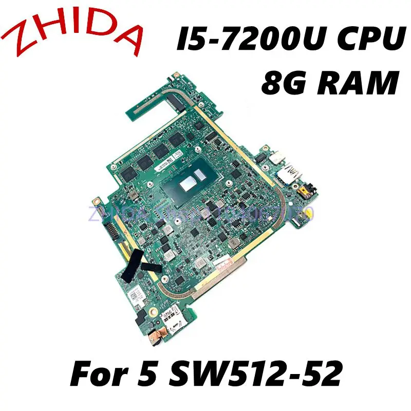 

Материнская плата для ноутбука ACER Switch 5 SW512-52 SR342 I5-7200U 8G RAM gu2mb NBLDS11003 NBLDS1100373, основная плата