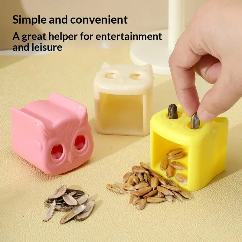 1pcs Home Kitchen Sunflower Seed Peeler - Manual Nutcracker Lazy Artifact Seed Opener Shelling Tool