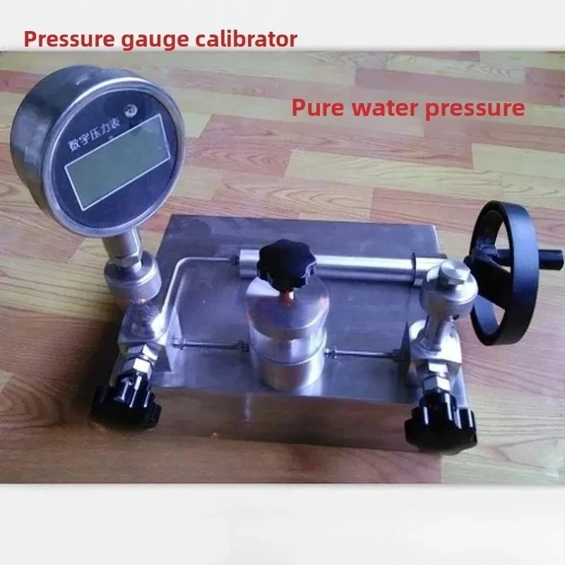 water medium calibration table sell pressure gauge calibrators, hand crank pressure calibration table