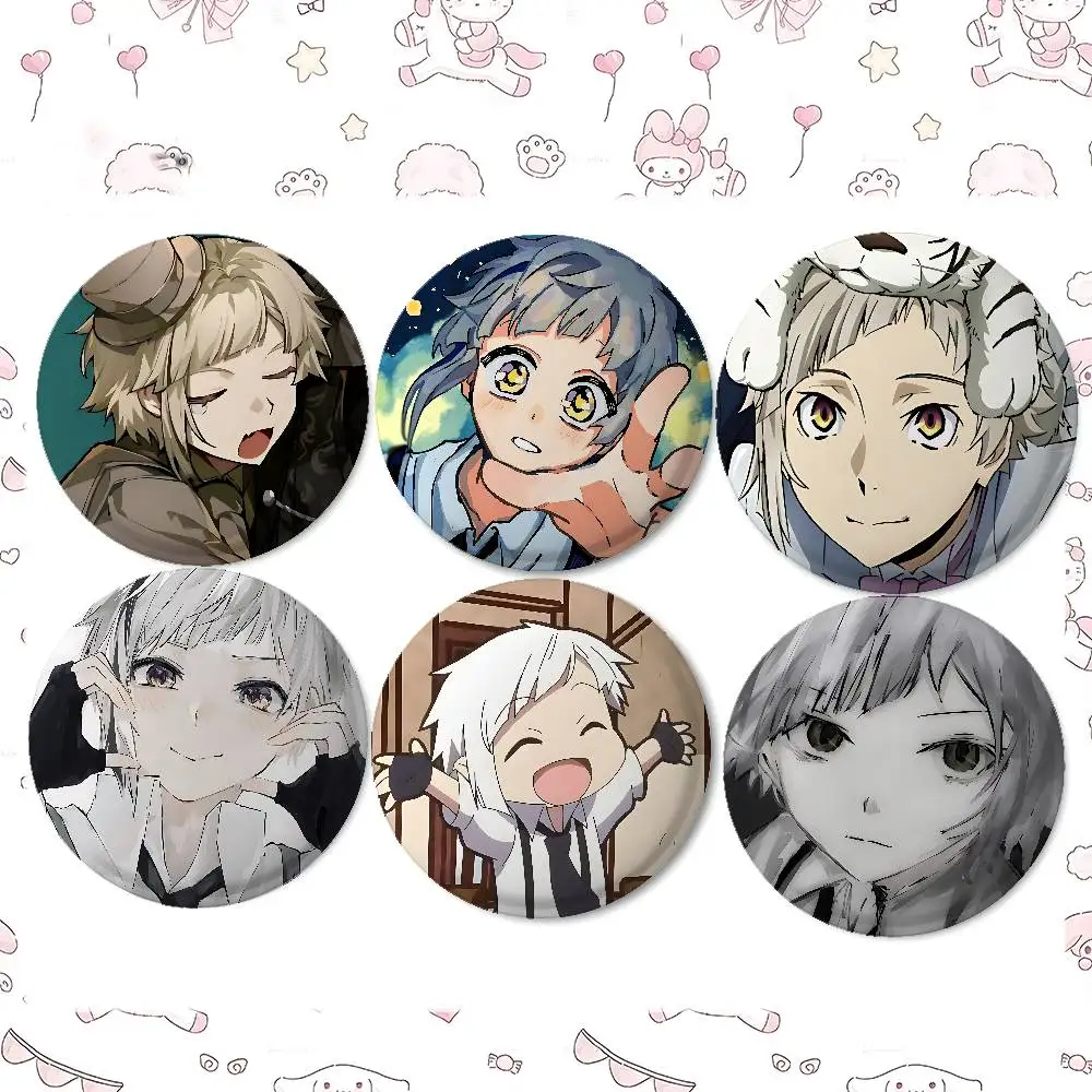 A-Atsushi Nakajimas Badges Tinplate Soft Button Pin Brooch Metal Badge Custom Jewelry Accessories Hat Bag Lapel