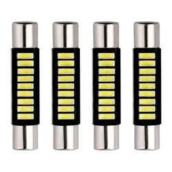 4x 29mm LED Bulb for Vanity Mirror Light 6000K White Shade Compatible with For Dodge Simple Design and Convenient to Use