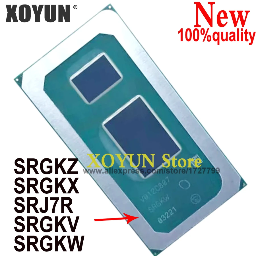 100% New SRGKZ i5-10210U SRGKX i5-10310U SRJ7R SRGKV i7-10610U SRGKW i7-10510U BGA Chipset