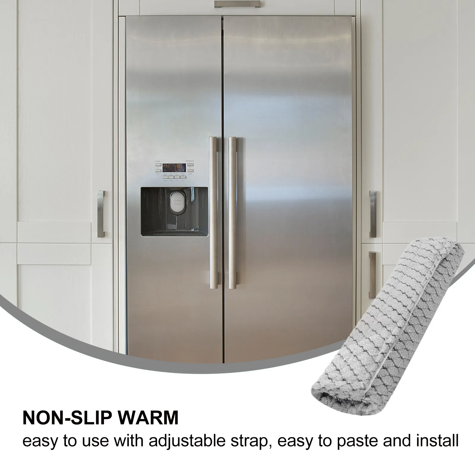 

2 шт. противоскользящие защитные чехлы для ручек кухонных дверей, холодильников, микроволновых печей, тканевые накладки-протекторы