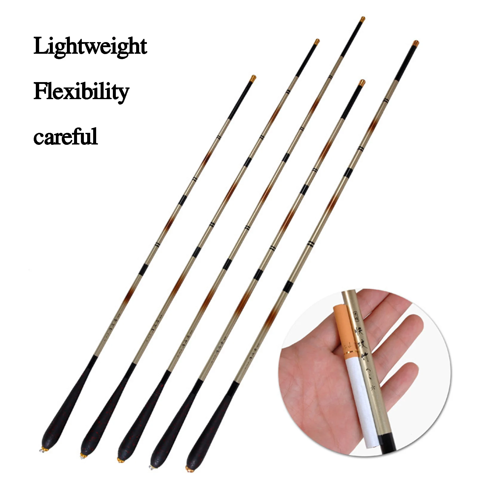 1.8m to 3m Telescopic Carbon Soft Fishing Rods Ultralight 3 Section Fishing Rods Lure Trout Mini Pole Fishing Tackle Fishing Rod