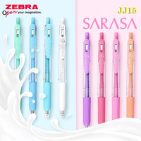 8PCS Japan ZEBRA SARASA Gel Pens JJ15 Milk Color Large Capacity Quick Dry Back To School Unique Pen Kawaii Stationery