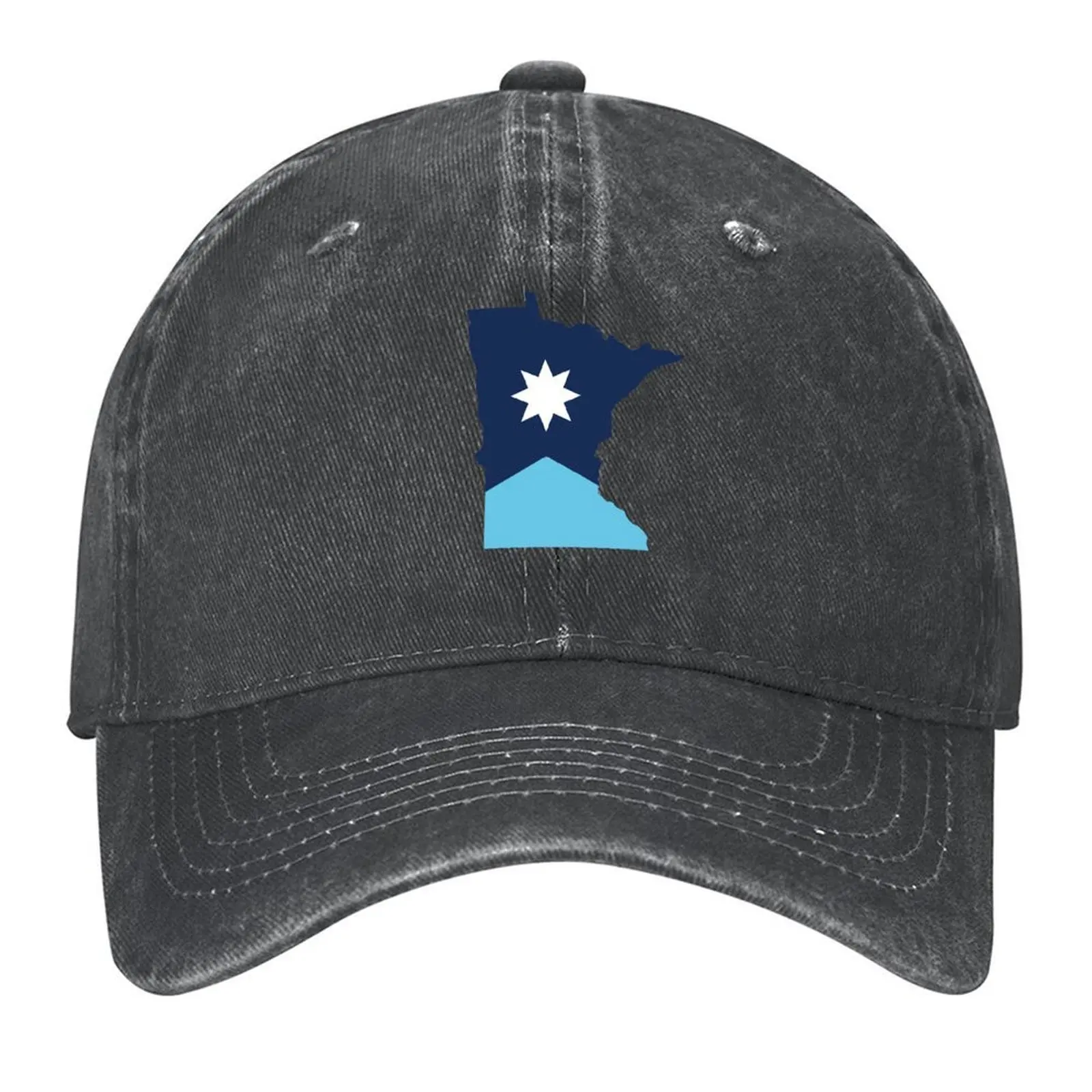 

New Minnesota State Flag 2024 (MN Silhouette) Baseball Cap Sports Cap Designer Hat Beach sun hat Baseball Men Women's