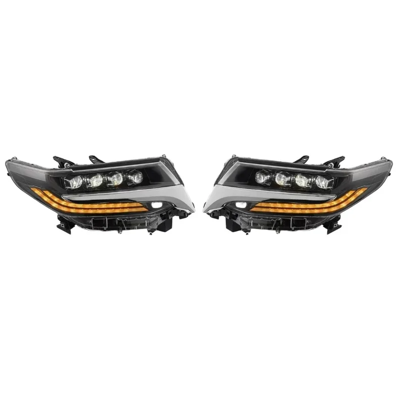 

Hot Selling Head Lamp Black Headlight Fit For Toyota Land Cruiser 200